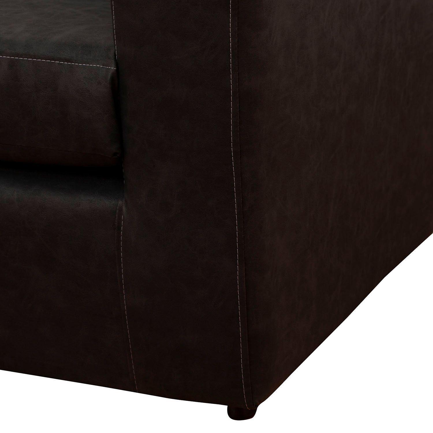 Living Emilia 3 Cuerpos Y 2 Poufs - Cuero Sintético Auris-6