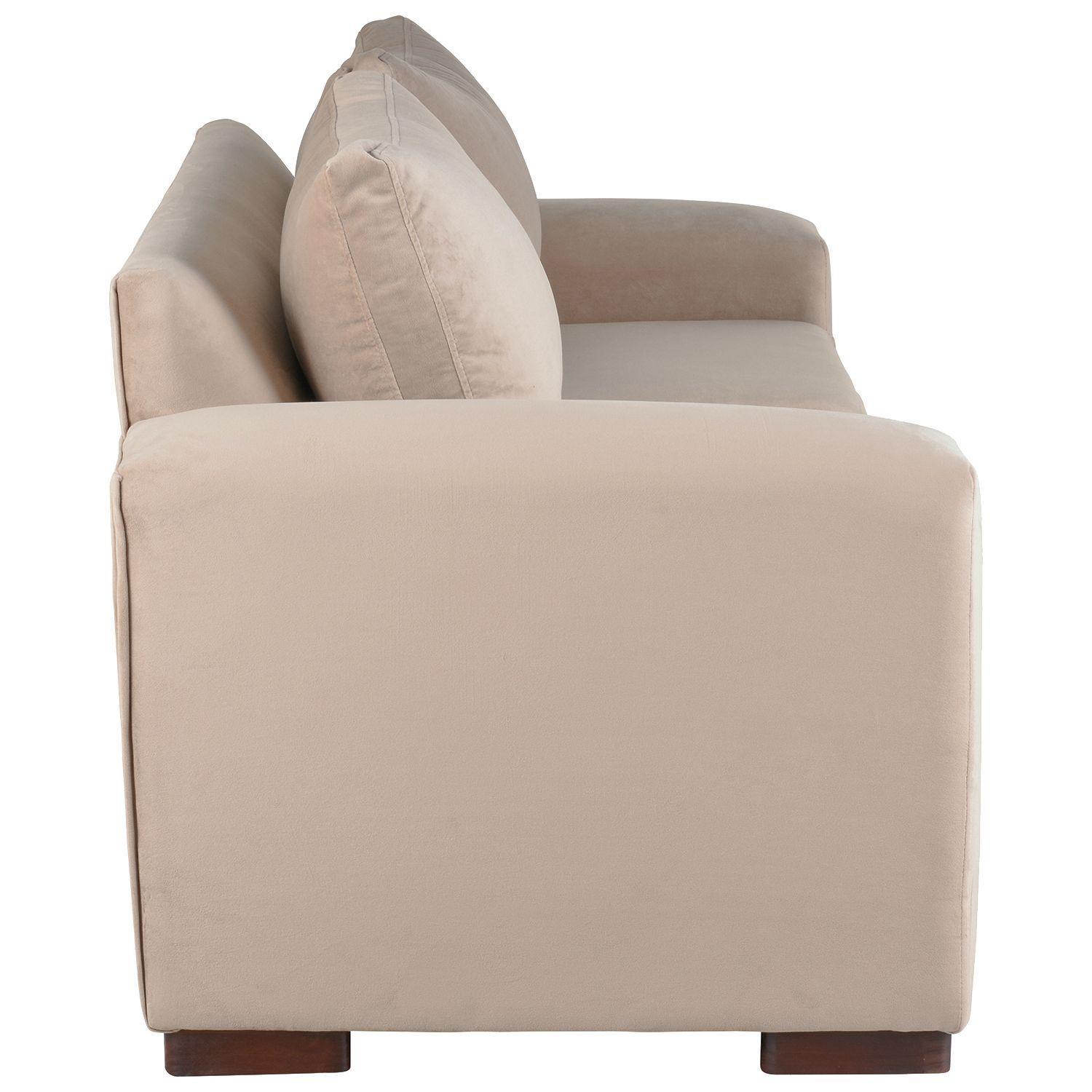 Sofá Neo 3 Cuerpos - Tela Felpa-2