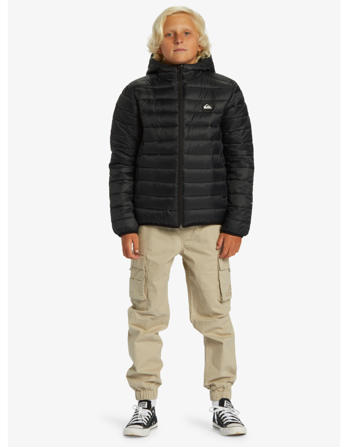 Chaqueta Quiksilver Scaly Youth Niño Negro-3