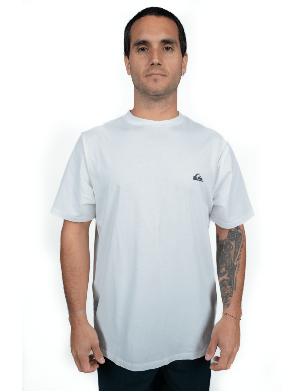 Polera Basica Quiksilver Blanco-0