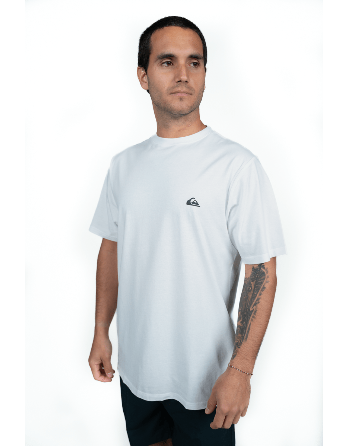 Polera Basica Quiksilver Blanco-1