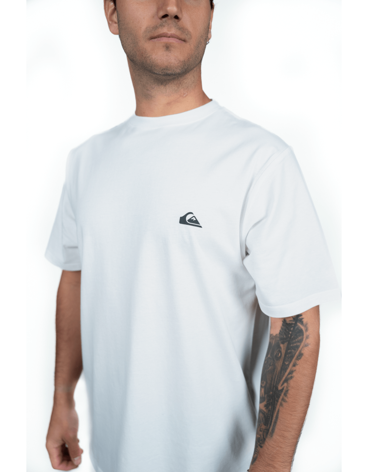 Polera Basica Quiksilver Blanco-2
