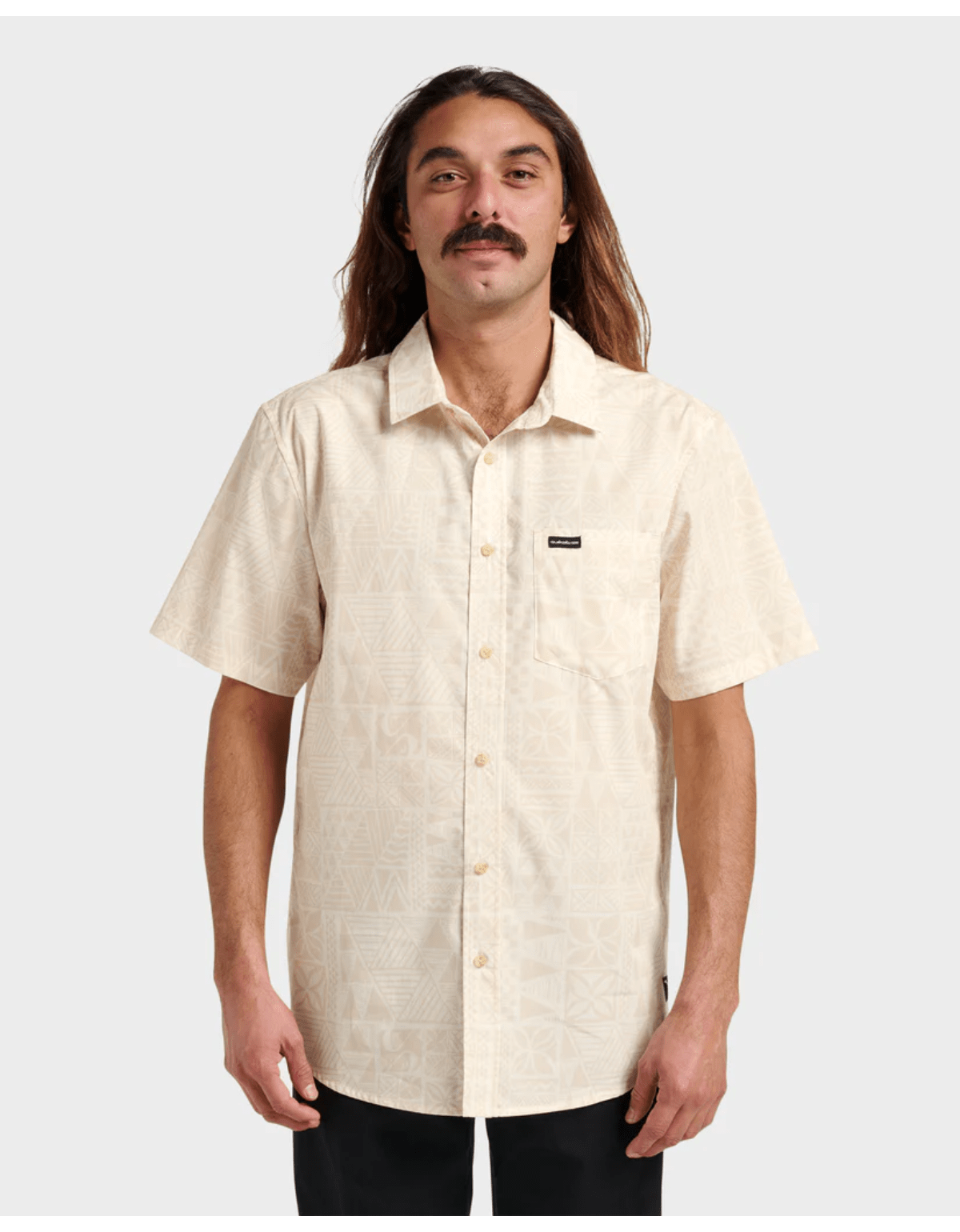 Camisa Quiksilver Makaha Classic Ss Blanco-0