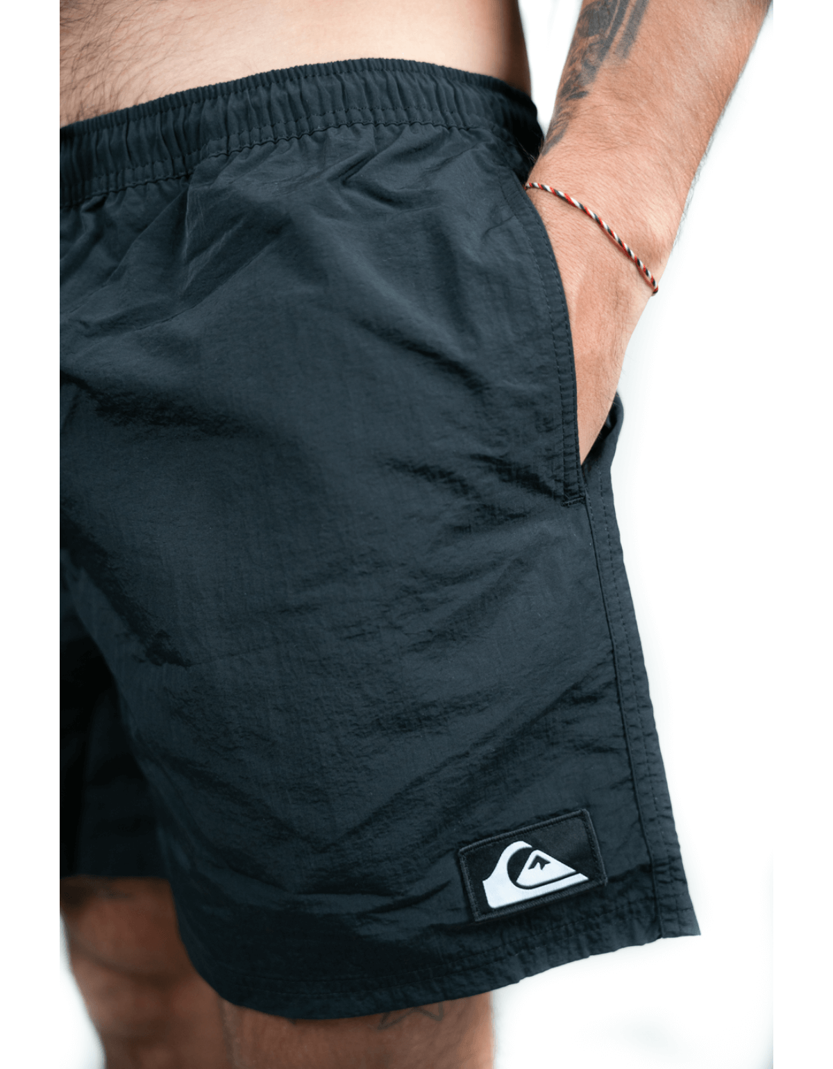 Traje de Baño Basic Volley Quiksilver Negro-1