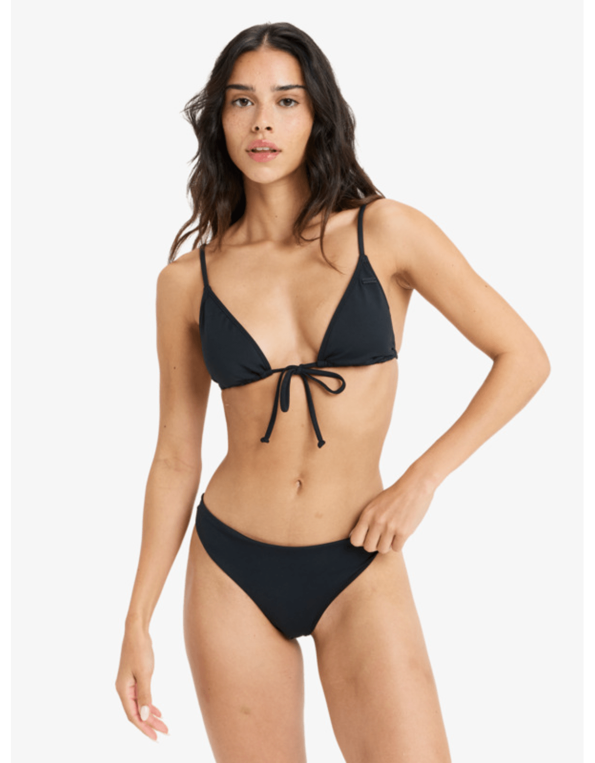 Bikini Bottom Roxy Beach Classics Tanga Negro-2