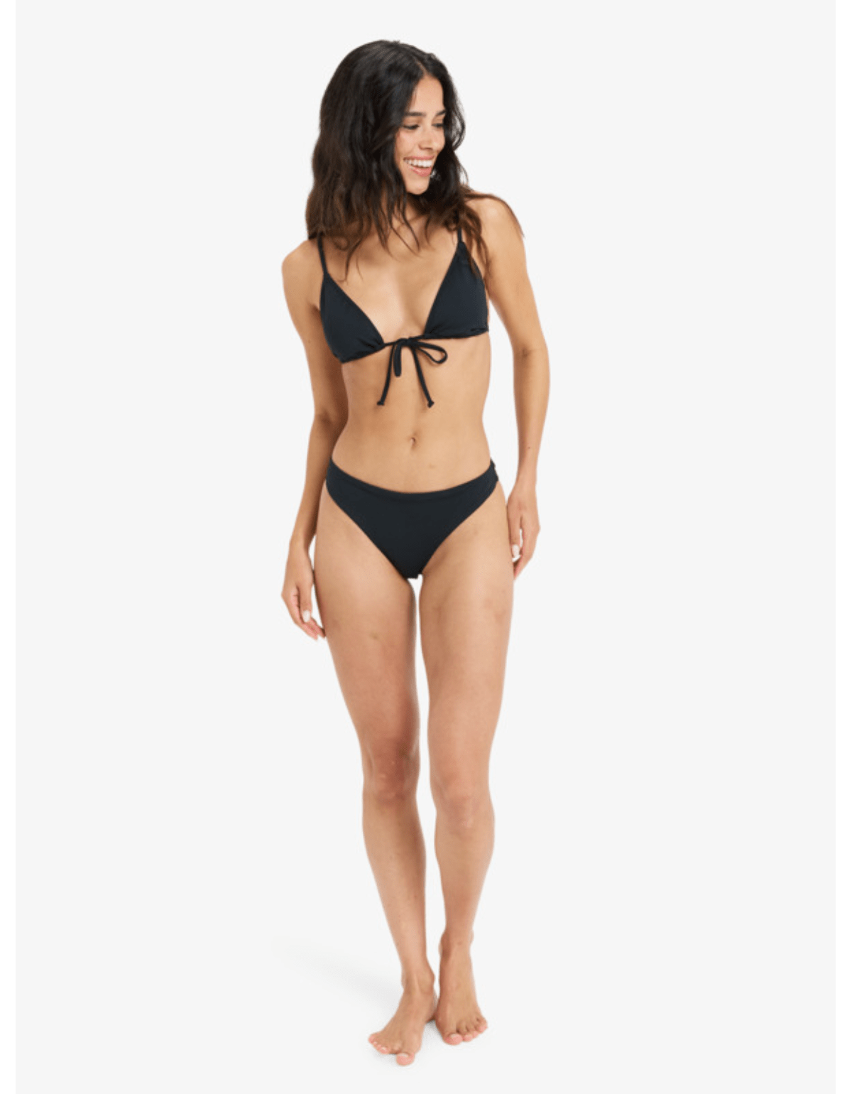 Bikini Bottom Roxy Beach Classics Tanga Negro-3