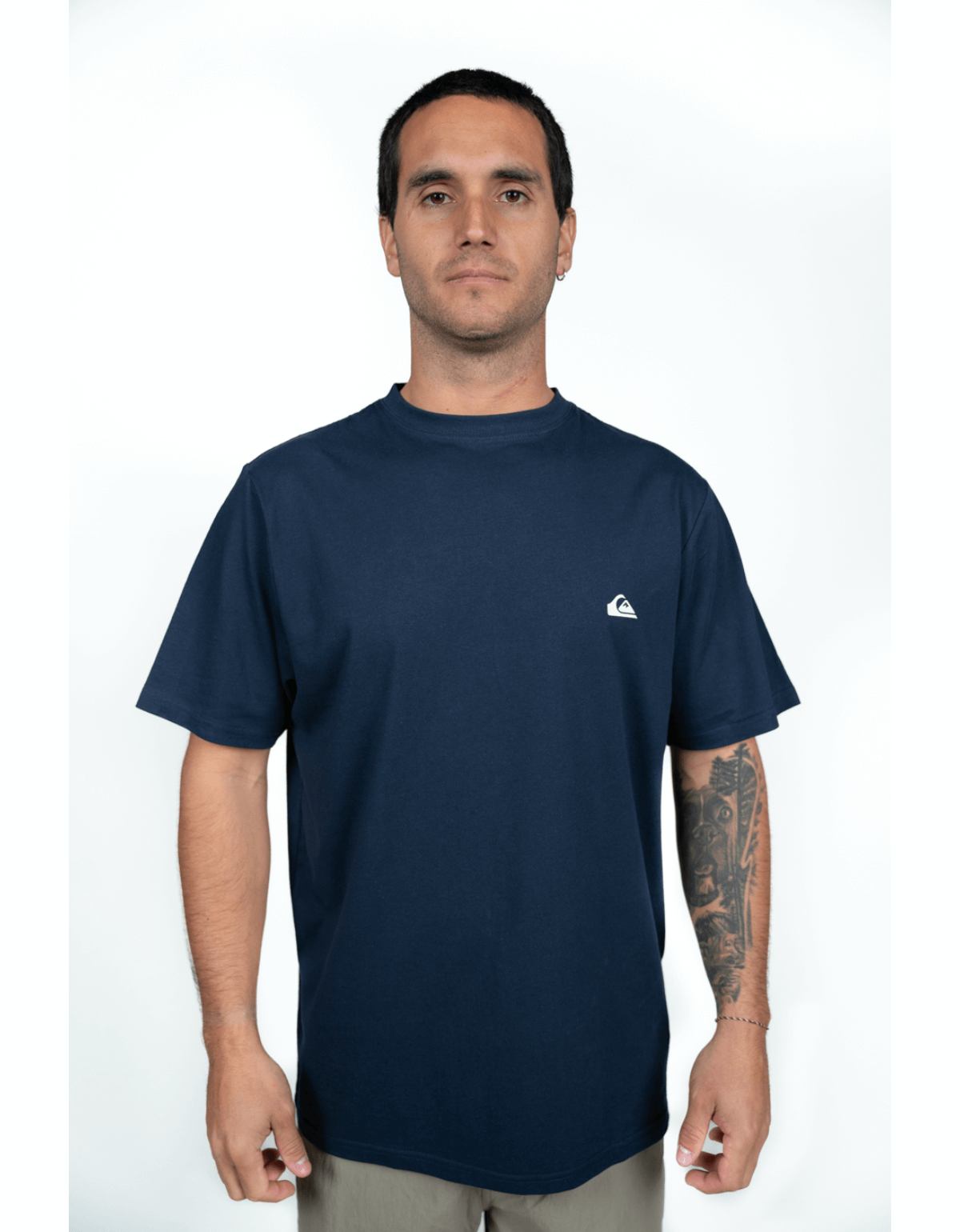 Polera Basica Quiksilver Azul-0