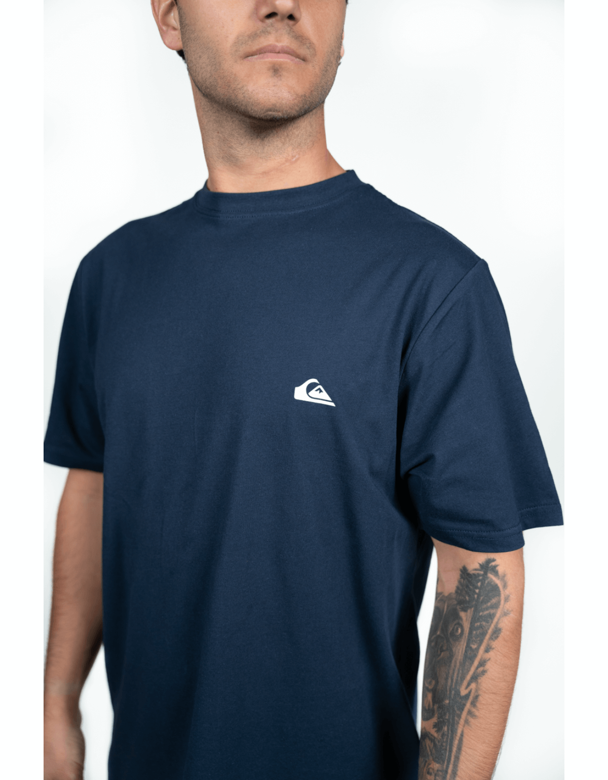 Polera Basica Quiksilver Azul-1