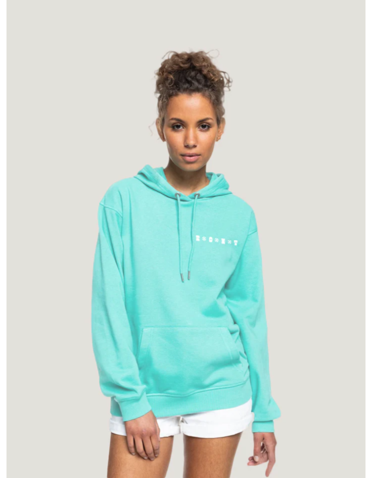 Poleron Roxy Morning Hike Mujer Azul-0