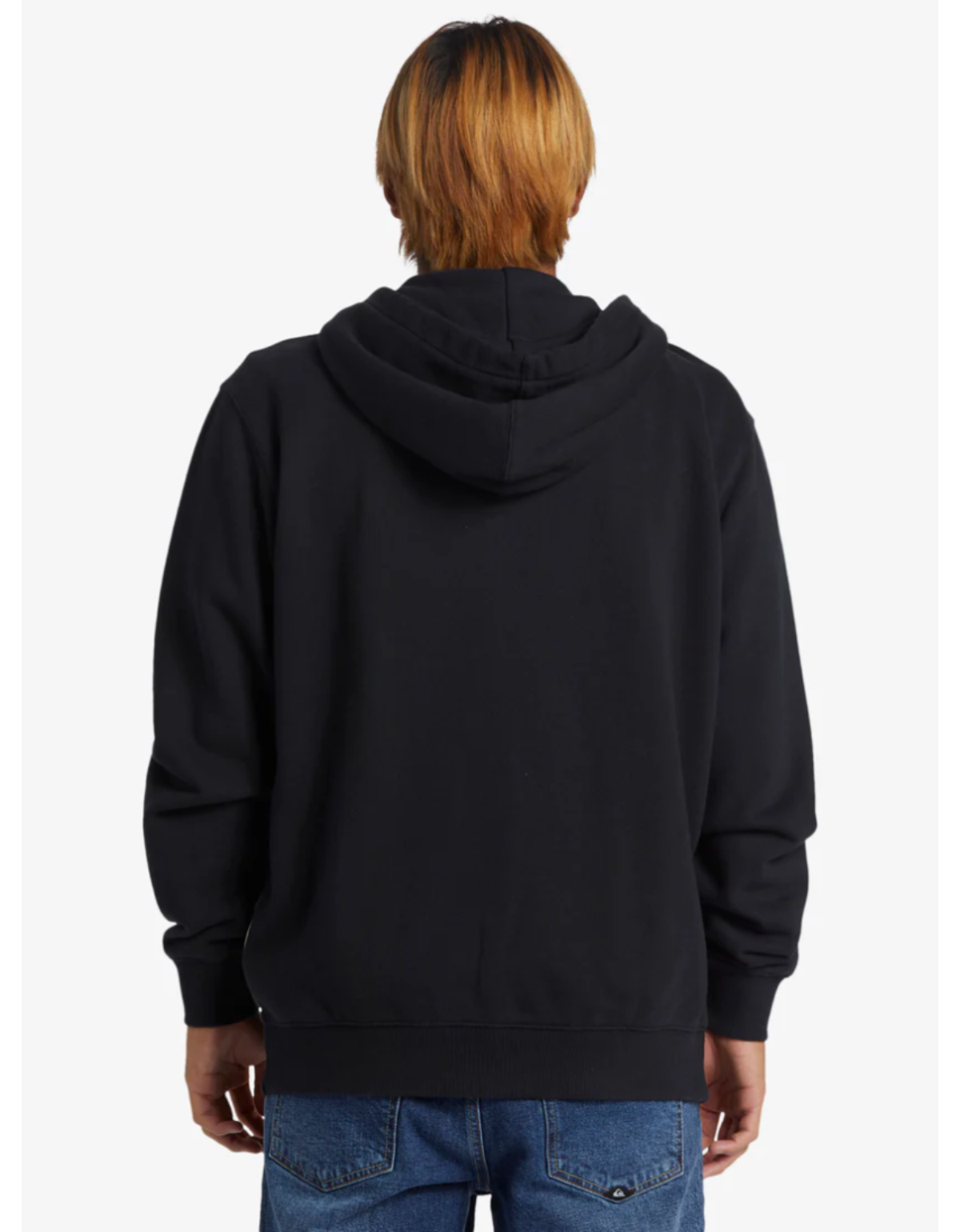 Poleron Quiksilver Dna Hombre Negro-4