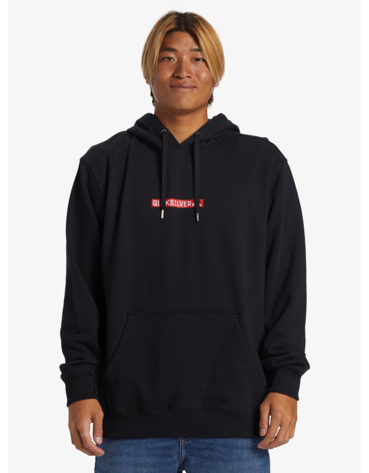 Poleron Quiksilver Dna Clicker Hombre Negro-0