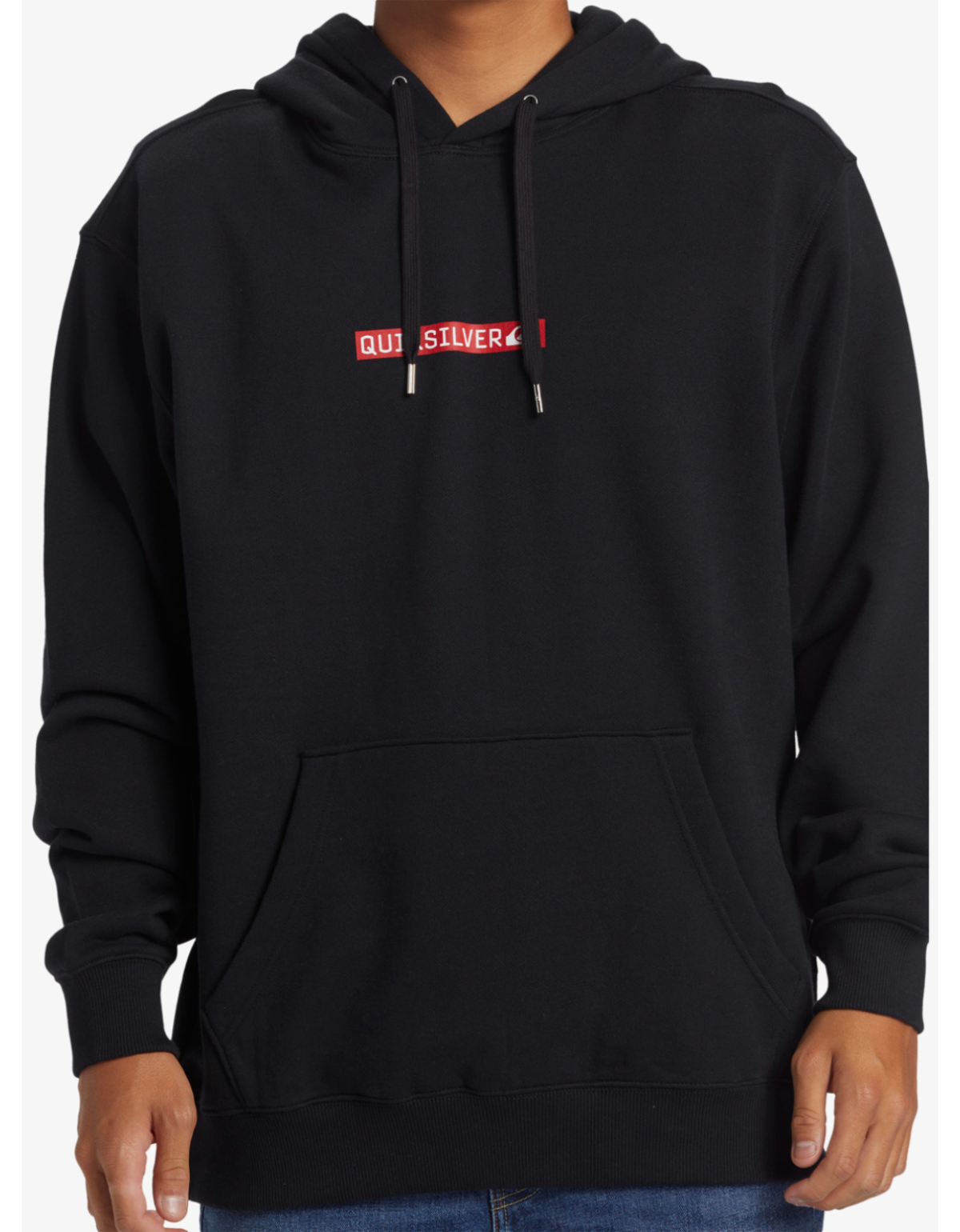 Poleron Quiksilver Dna Clicker Hombre Negro-2