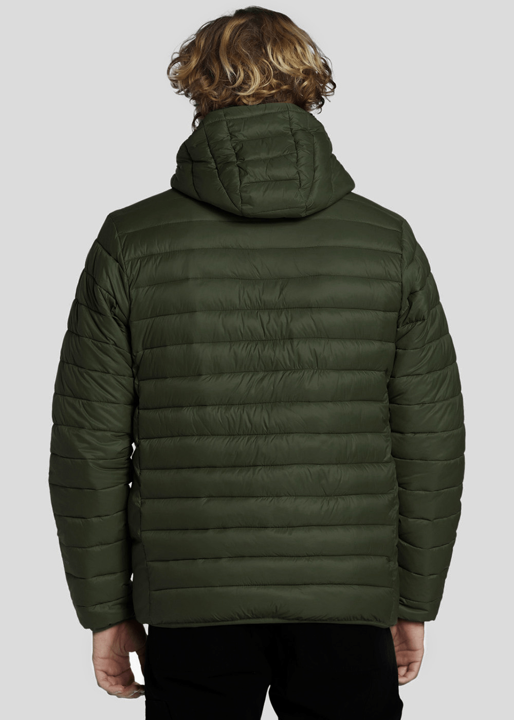 Chaqueta Quiksilver Scaly Hoodie Hombre Verde-2