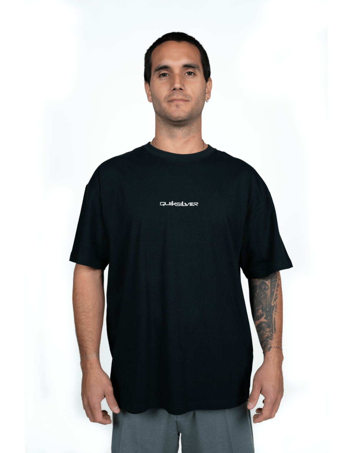 Polera DNA Omni Logo Quiksilver Negro-0