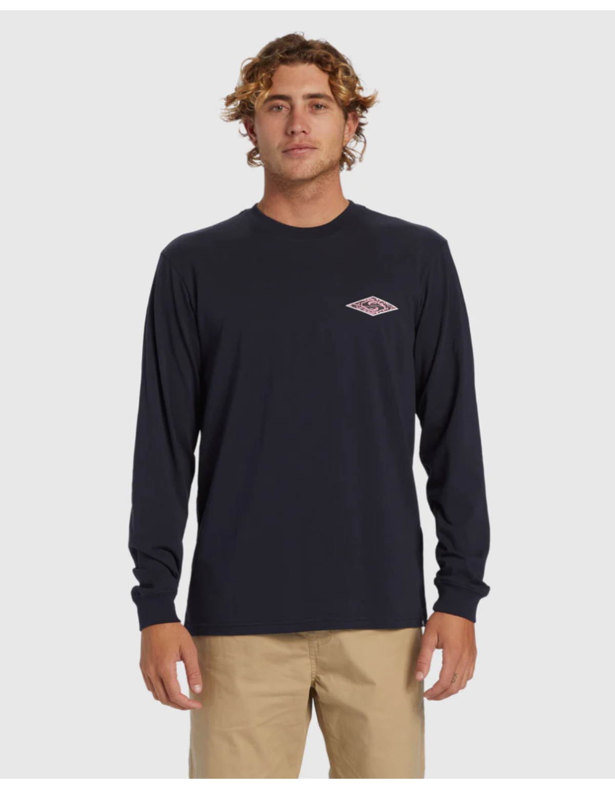 Polera Quiksilver Fossilized Hombre Azul-0