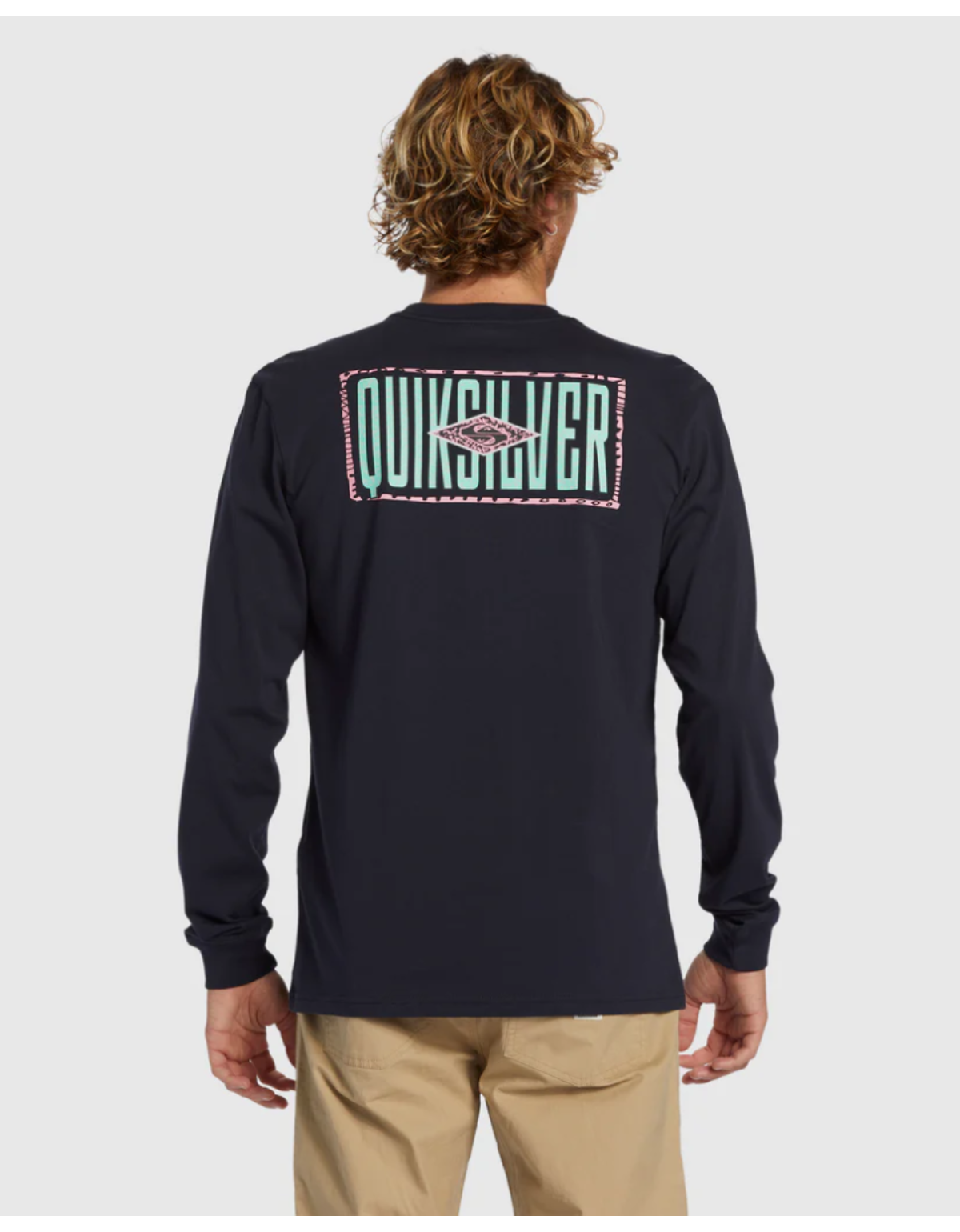 Polera Quiksilver Fossilized Hombre Azul-2