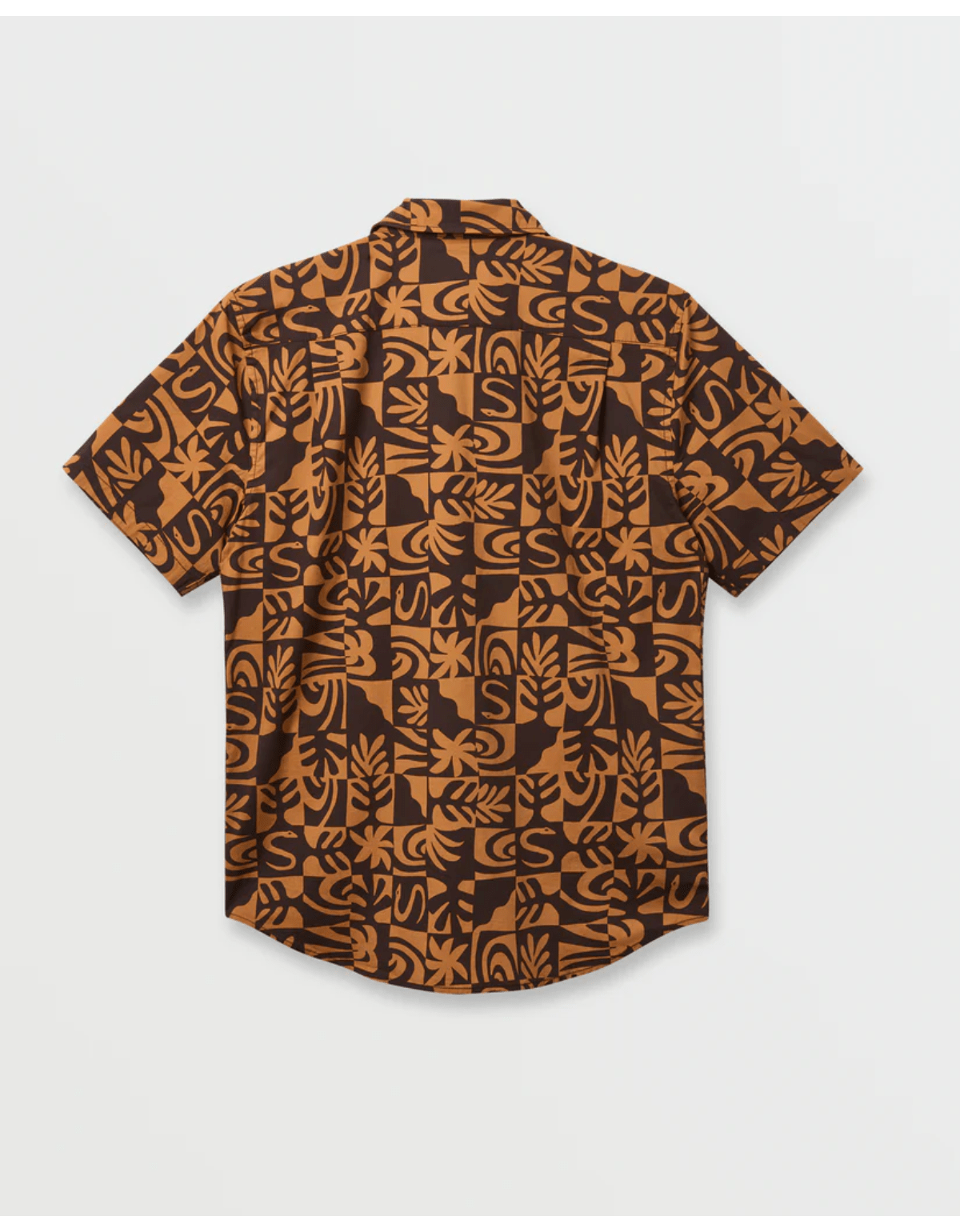 Camisa Quiksilver Terra Classic Stretch Ss Naranjo-3