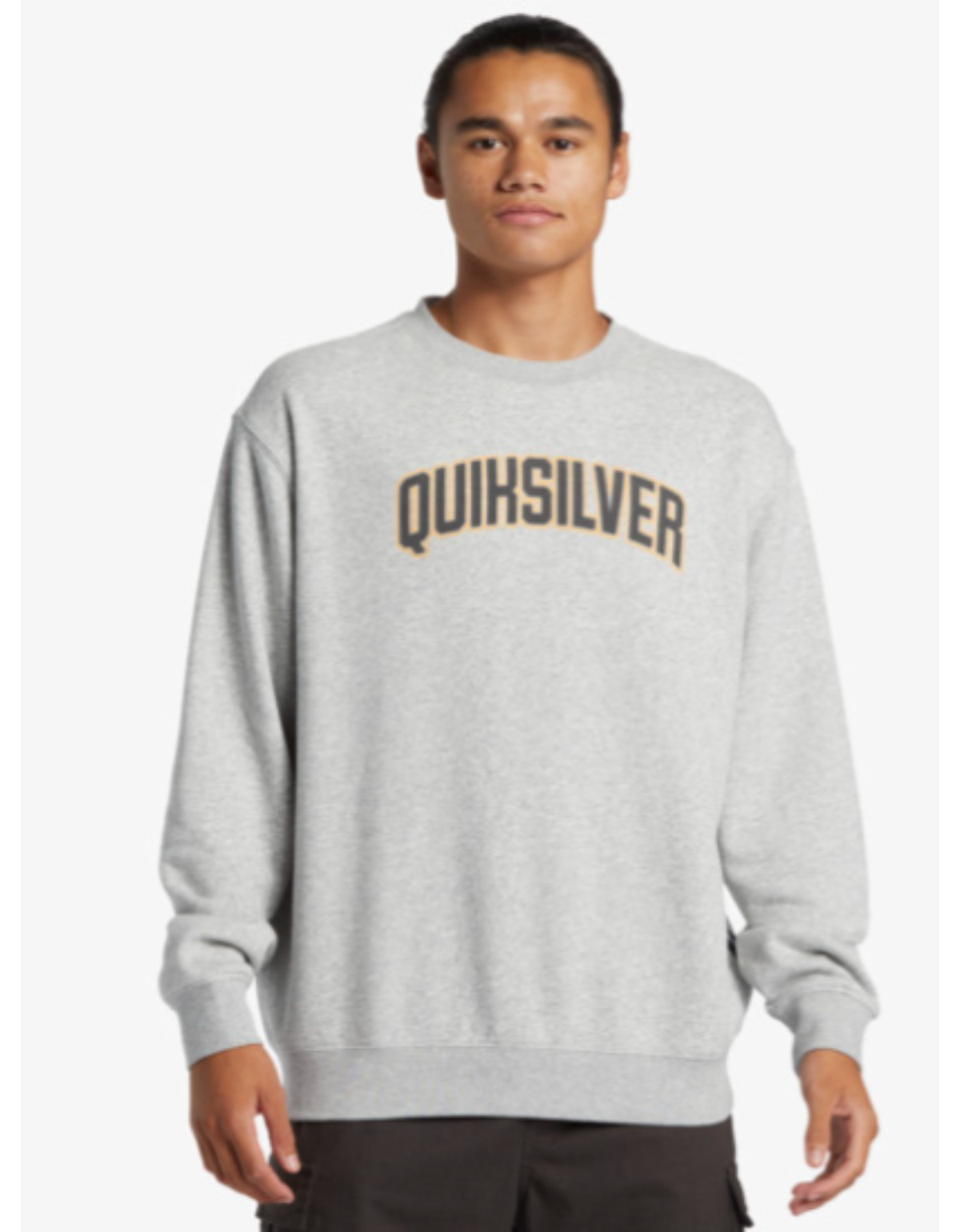 Poleron Quiksilver Graphic Hombre Gris-0