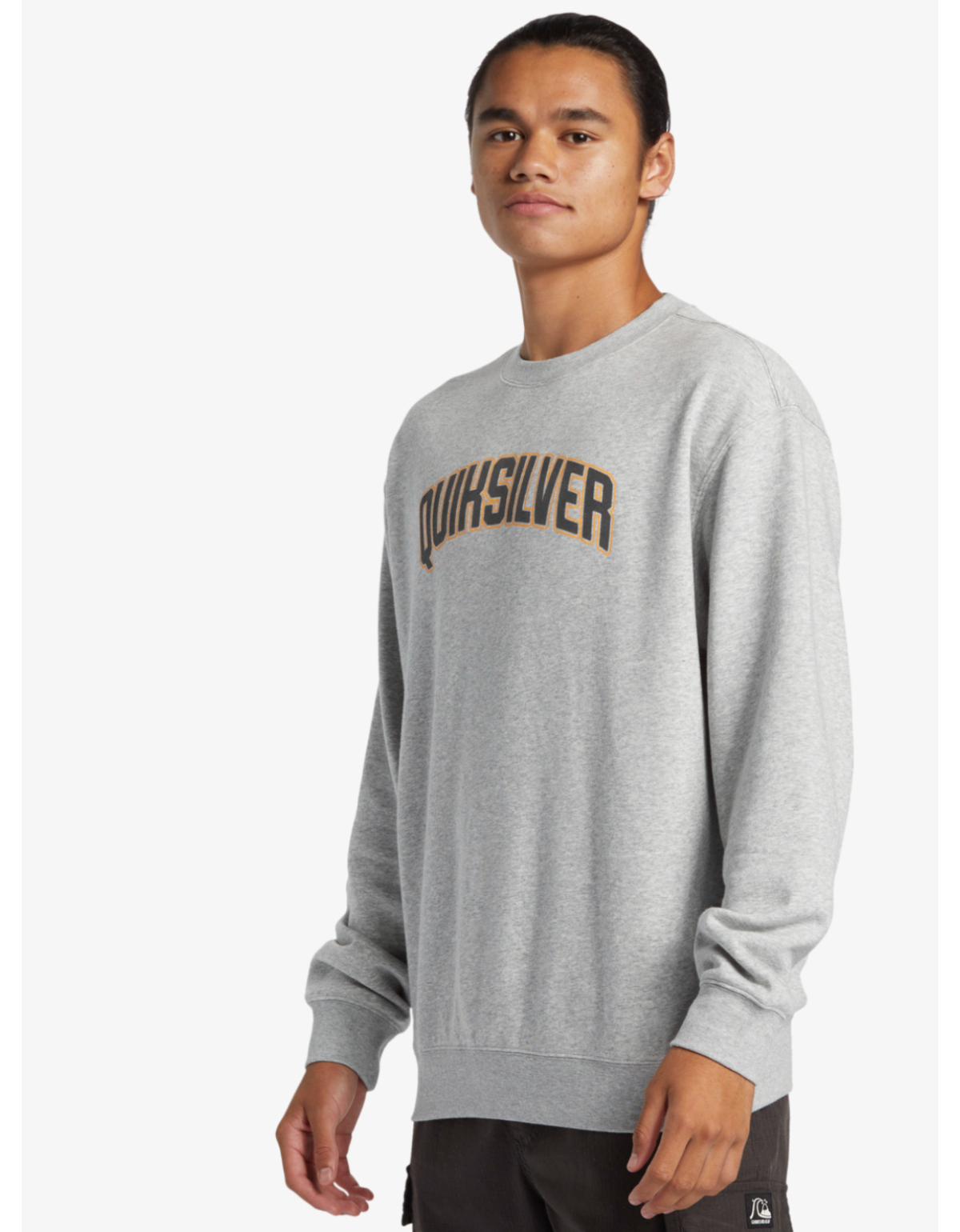 Poleron Quiksilver Graphic Hombre Gris-1