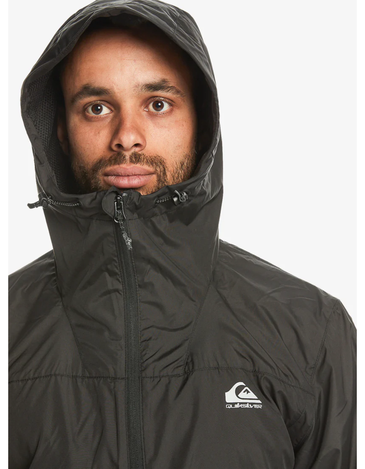 Cortaviento Quiksilver Overcast Hombre Negro-1