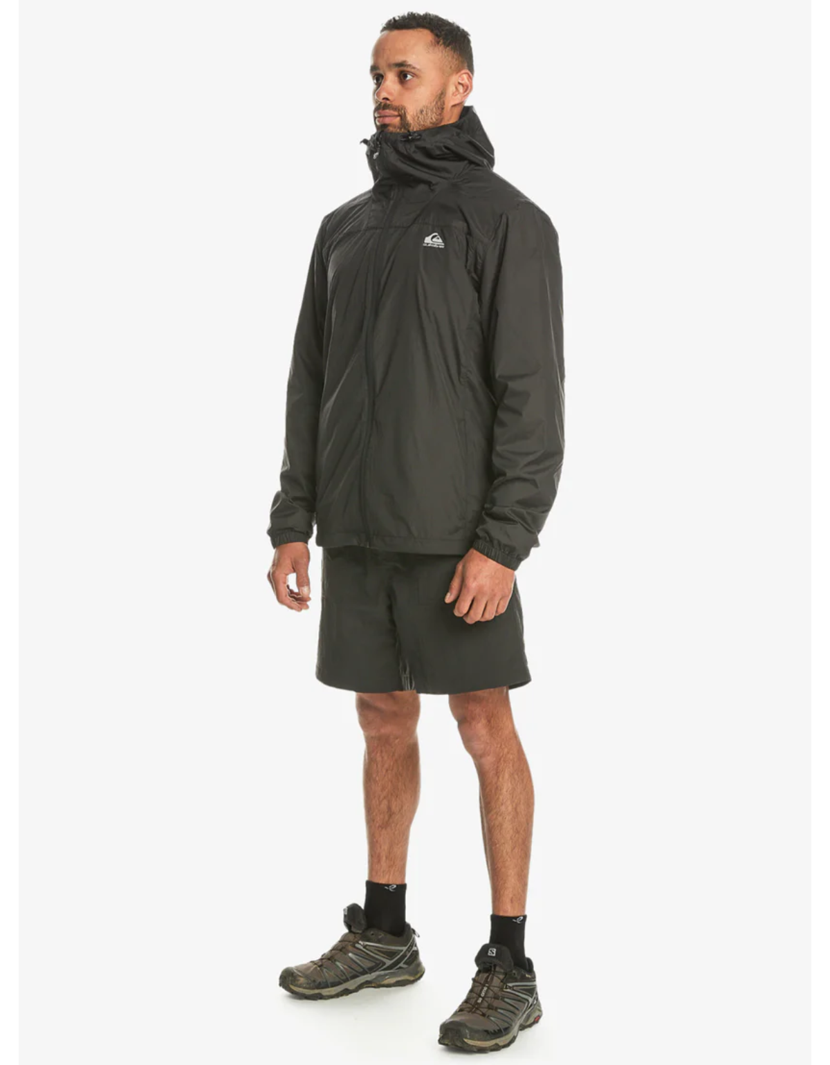 Cortaviento Quiksilver Overcast Hombre Negro-2