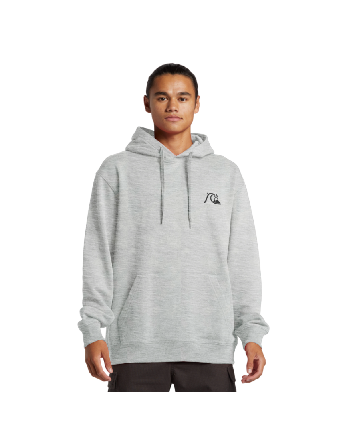 Poleron Quiksilver Dna Bubble Logo Hombre Blanco-0