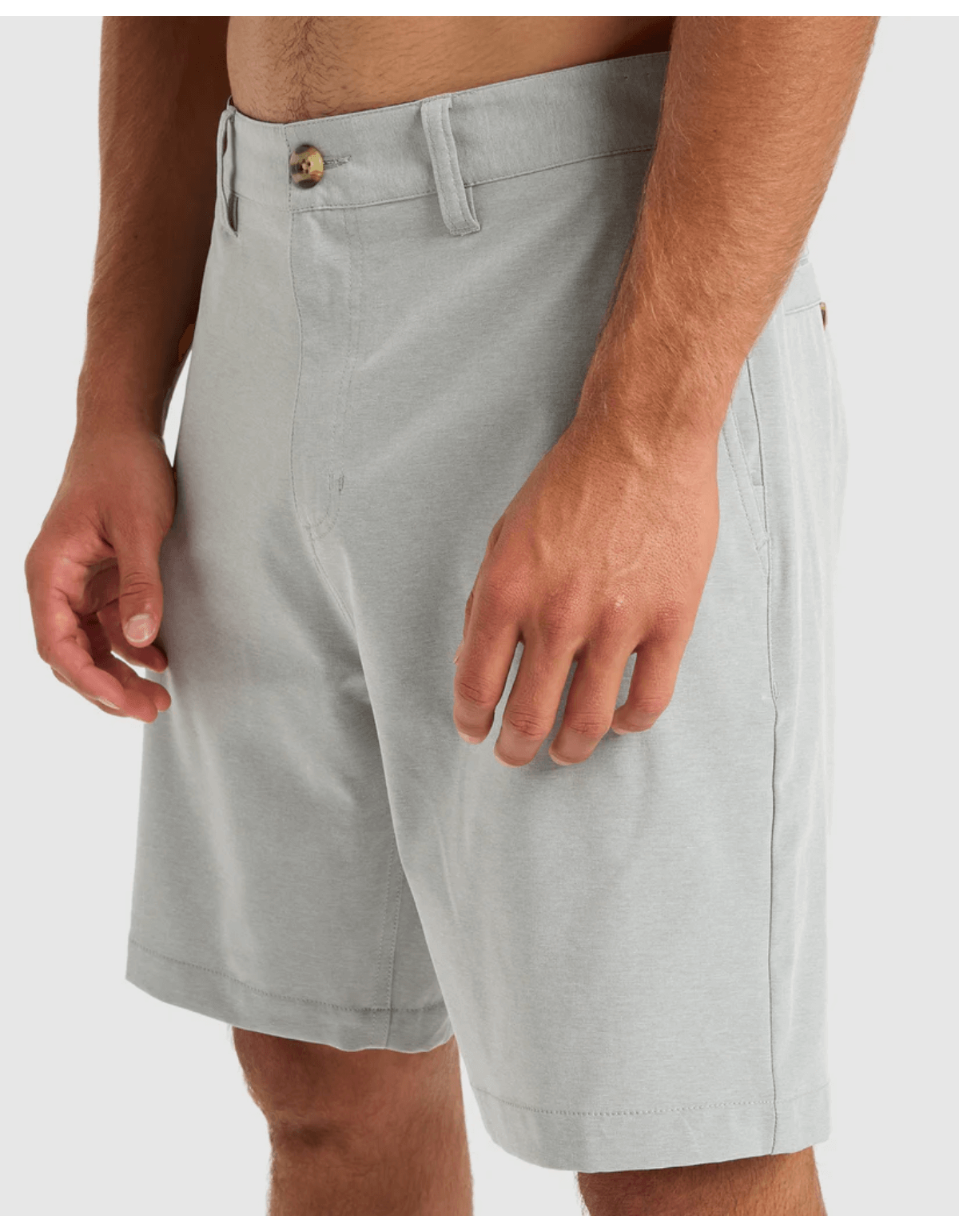 Short Hibrido Quiksilver Union Heather Amph 19 Gris-1