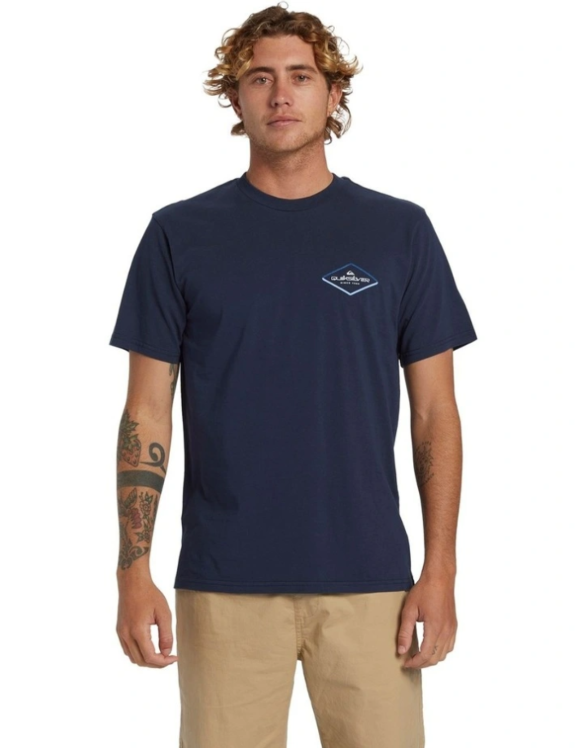 Polera Quiksilver Omni Lock Hombre Azul-0
