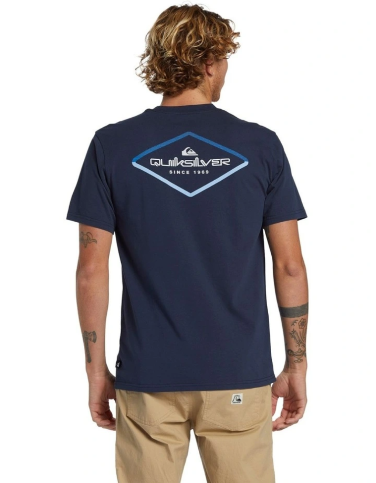 Polera Quiksilver Omni Lock Hombre Azul-1