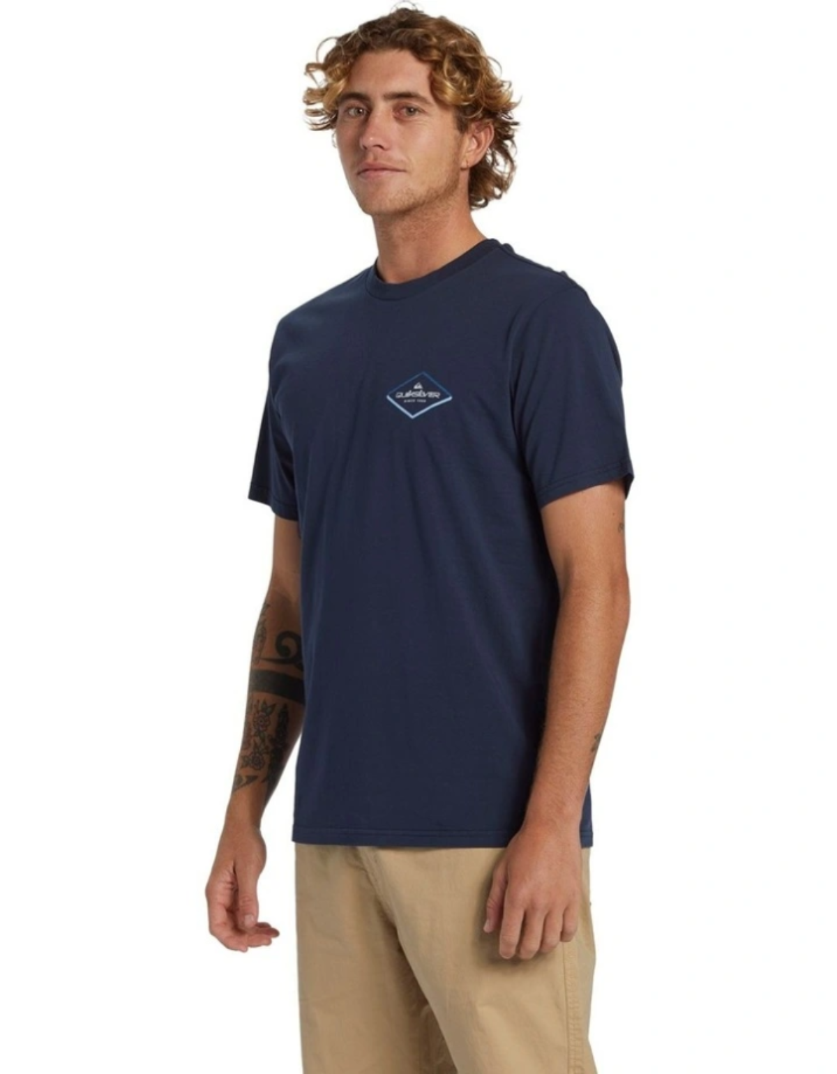 Polera Quiksilver Omni Lock Hombre Azul-2