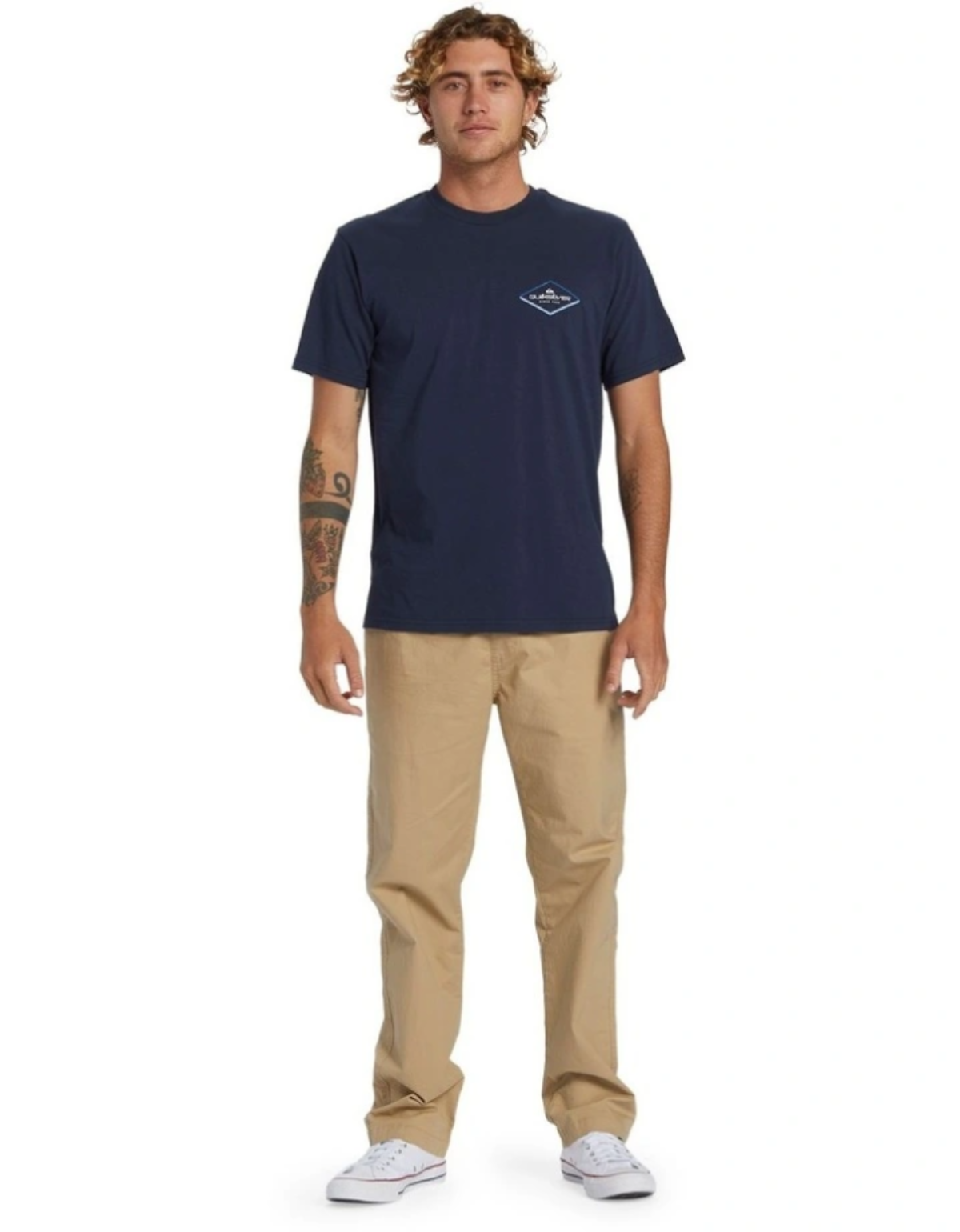 Polera Quiksilver Omni Lock Hombre Azul-4