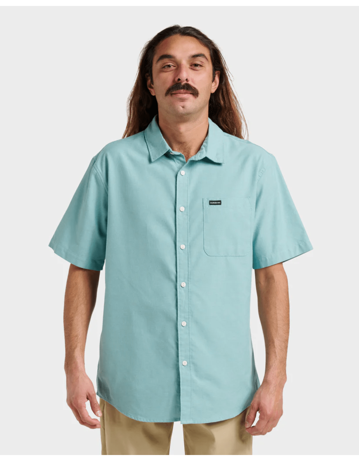 Camisa Quiksilver Shoreline Classic Ss Azul-0