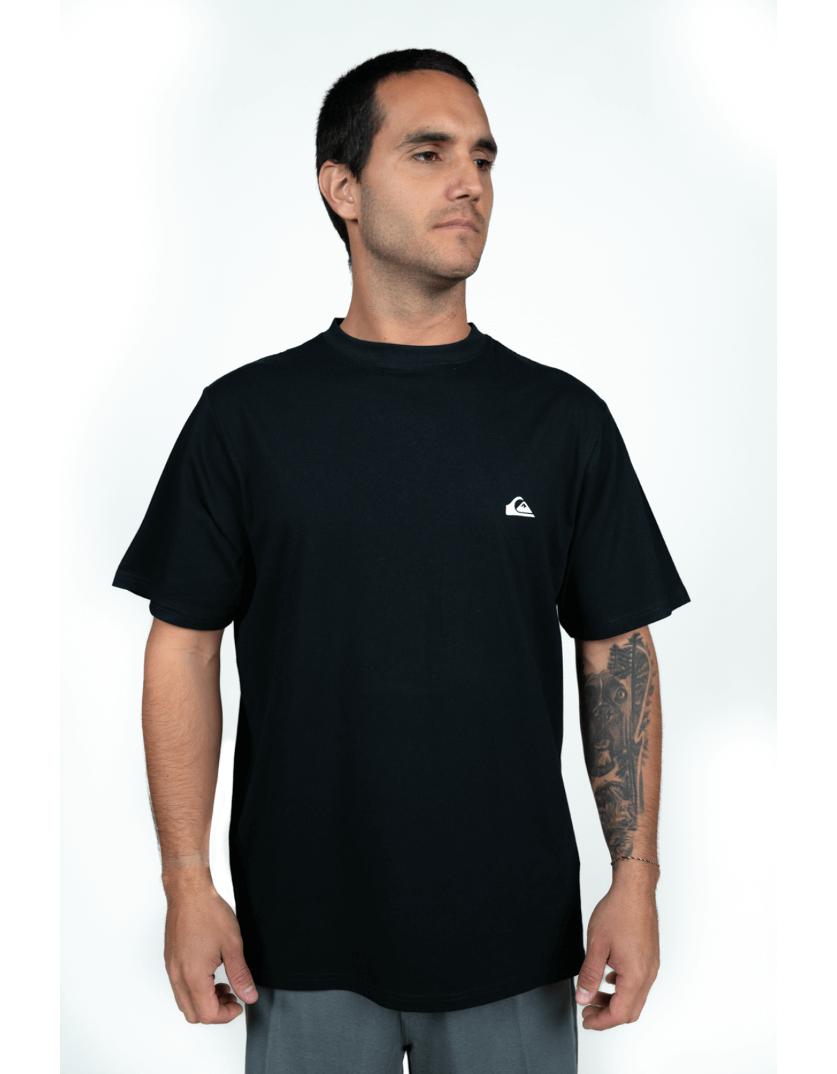 Polera Basica Quiksilver Negro-0