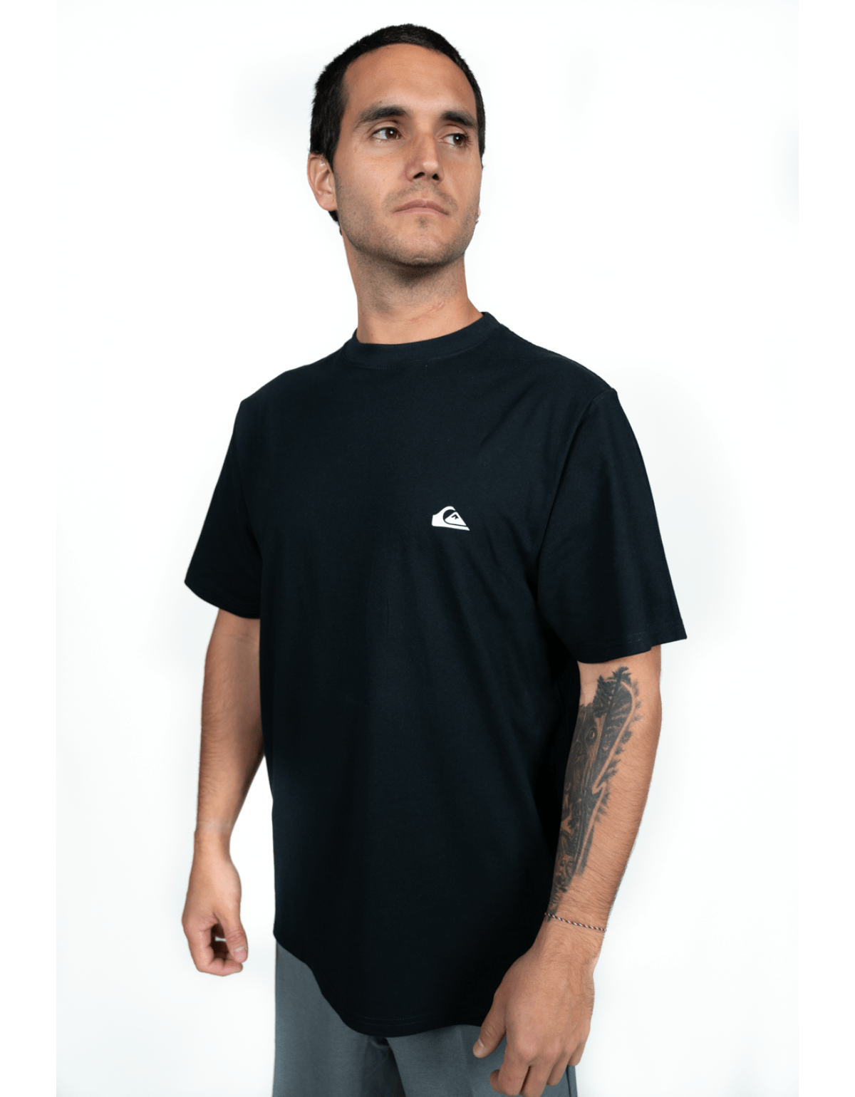 Polera Basica Quiksilver Negro-1