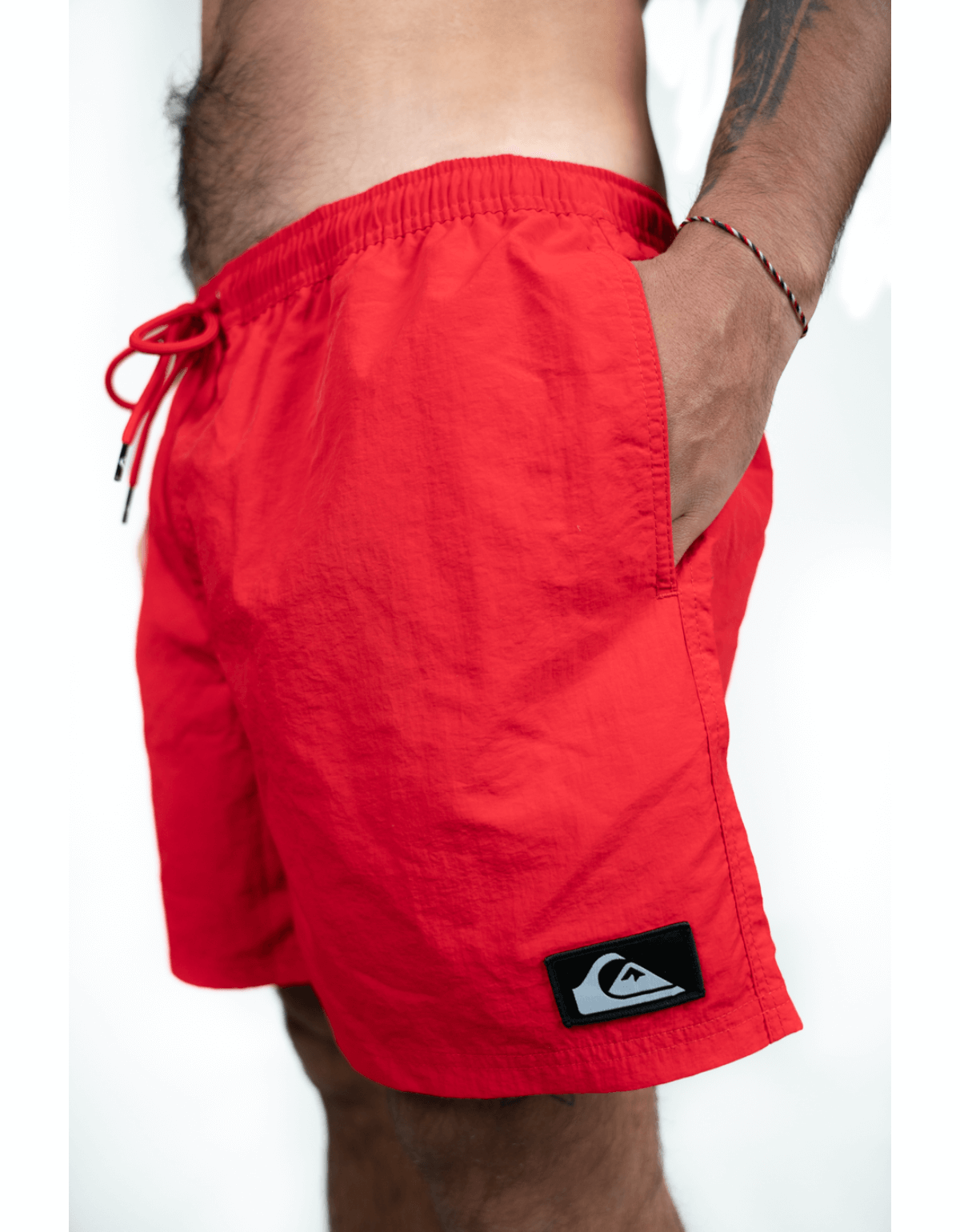Traje de Baño Basic Volley Quiksilver Rojo-2