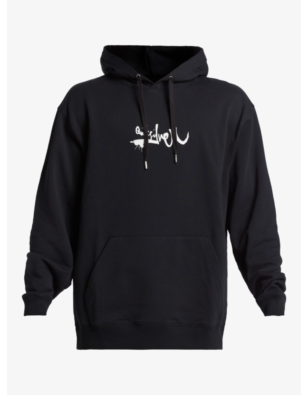 Poleron Quiksilver Dna Impaired Logo Hombre Negro-5