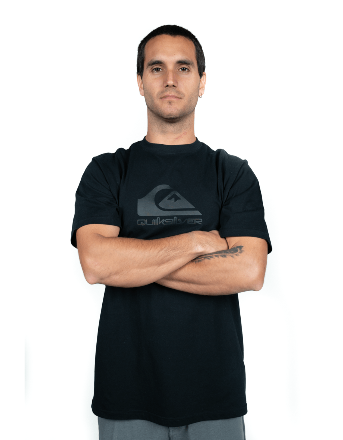Polera Comp Logo Quiksilver Negro-1