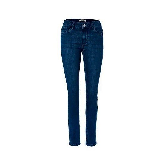 Jeans Slimfit Algodon Organico Strech Azul Mujer-0