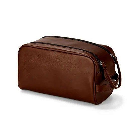 Neceser De Cuero Cafe Hombre Tchibo-0