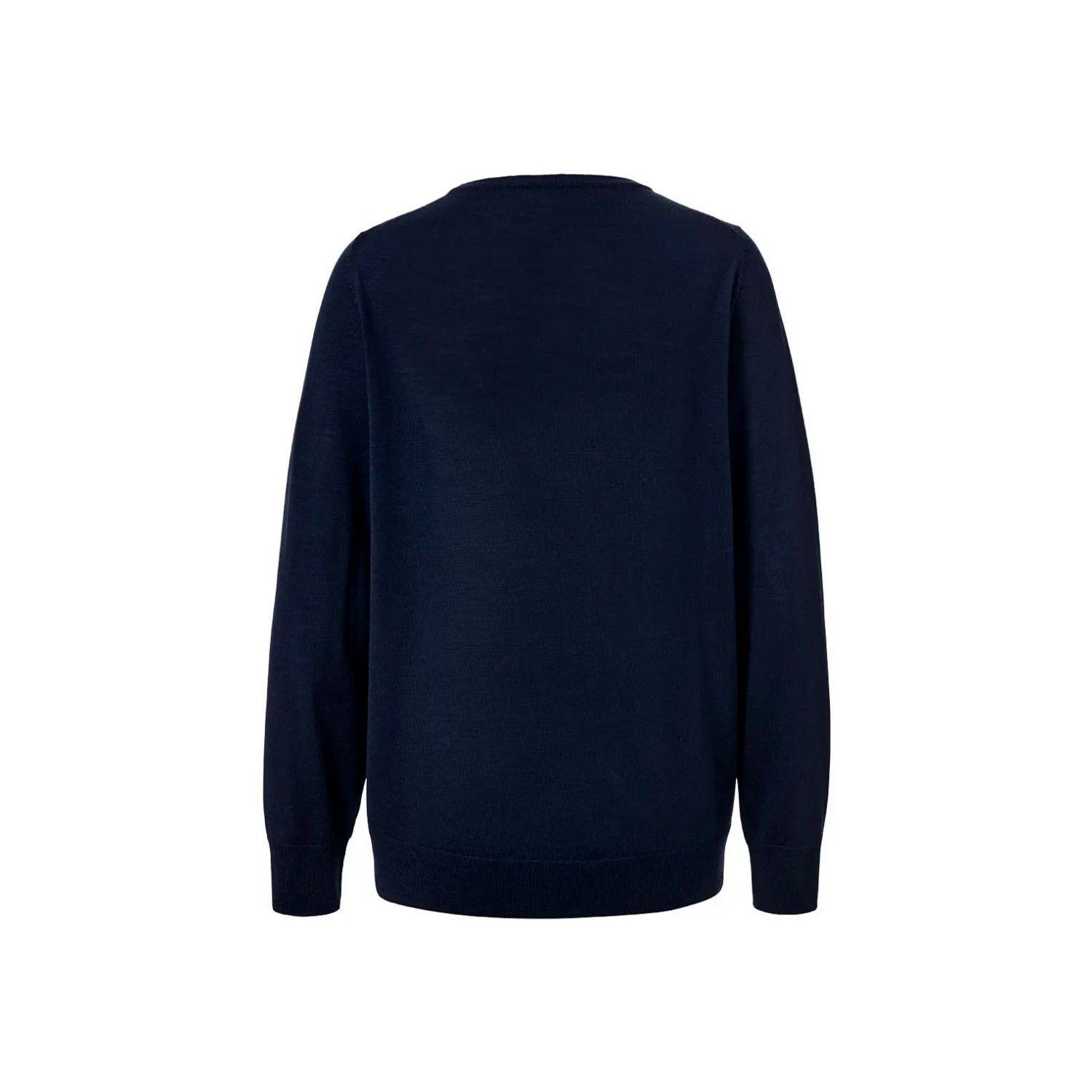 Sweter De Lana Merino Azul Mujer Tchibo-1