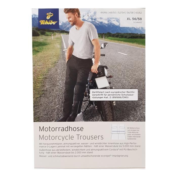 Pantalones de Motocicleta Negro Hombre-0