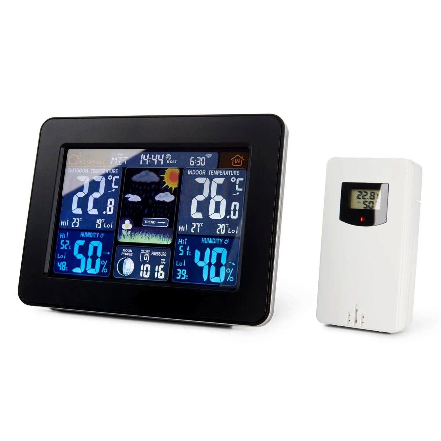 Estación Meteorológica Con Sensor Exterior Tchibo-0