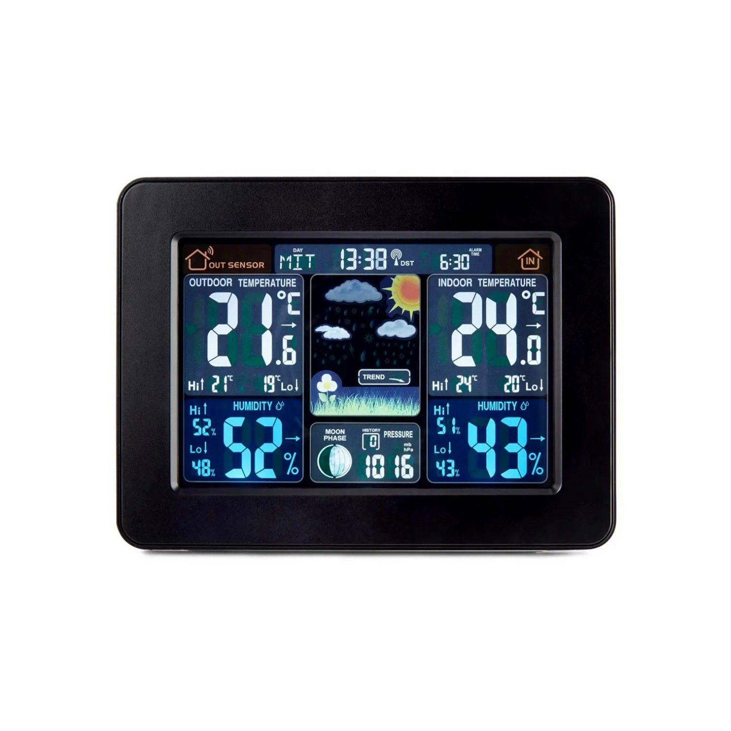 Estación Meteorológica Con Sensor Exterior Tchibo-1