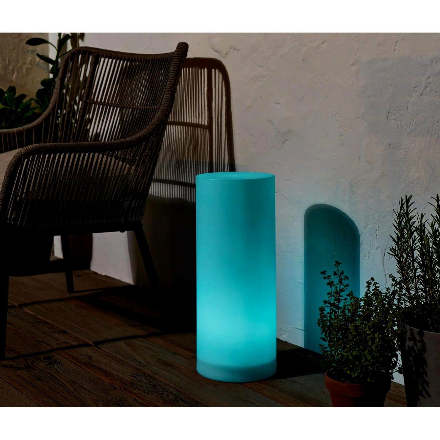 Columna De Luz Solar Cambio De Color 50 cm Tchibo-3