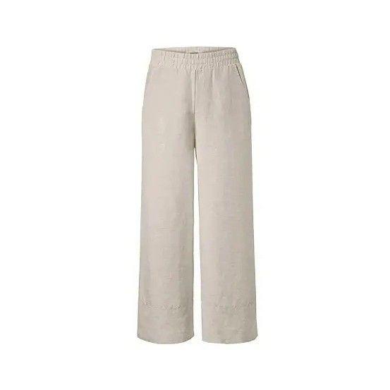Pantalones Palazzo Mujer De Lino-0