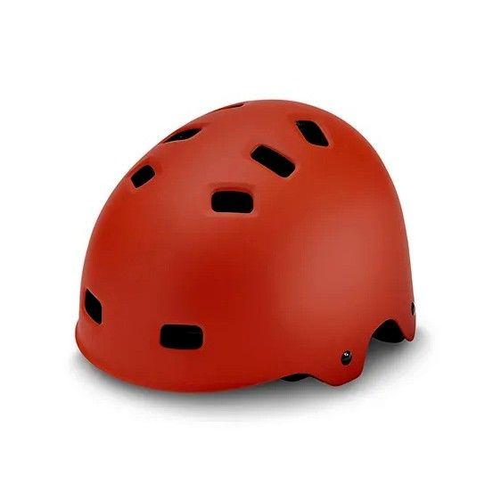 Casco De Bici Con Luz Trasera LED Naranjo Tchibo-2
