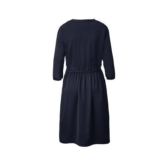 Vestido Mujer Azul de Tela Reciclada-2