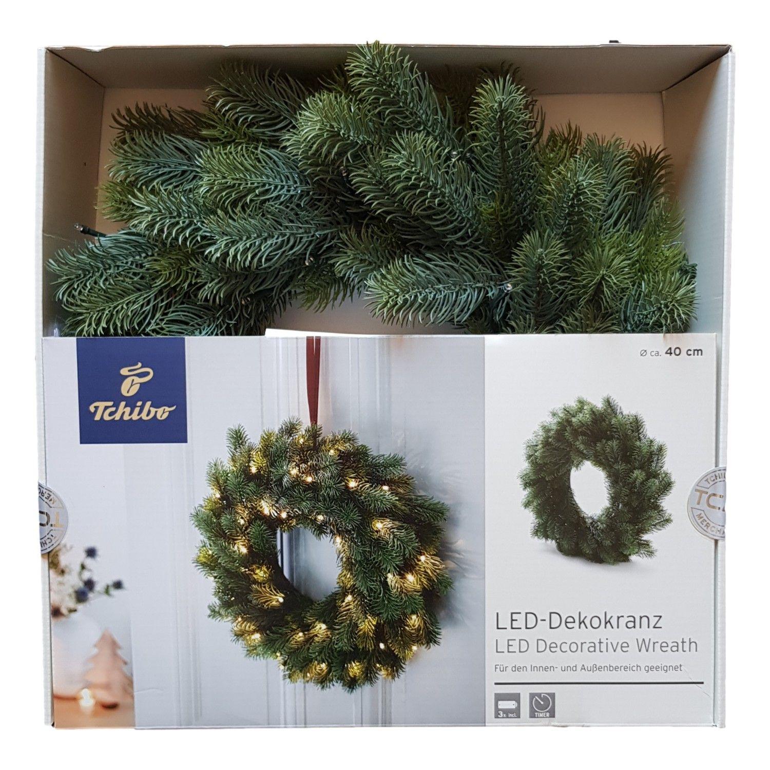 Corona De Adviento Decorativa LED Pequeña-1