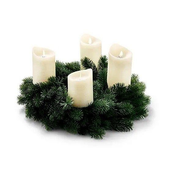 Corona De Adviento Decorativa LED Pequeña-4