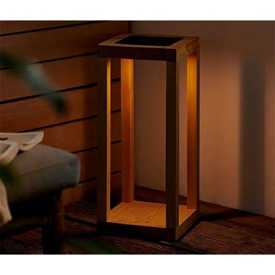 Linterna Solar De Madera Tchibo-2
